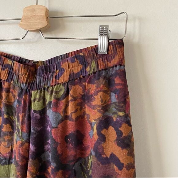 Anthropologie-Cartonnier Moody Floral Boutique Wide Leg High Rise Pants - Picture 5 of 12